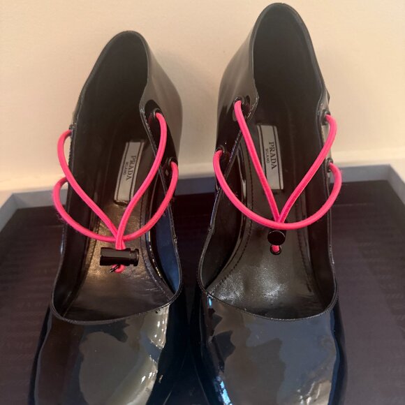 Prada Mary Jane Patent Leather Heels - Picture 2 of 6